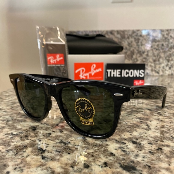 Ray Ban 2140 Wayfarer 901 Black 54mm - Picture 3 of 11